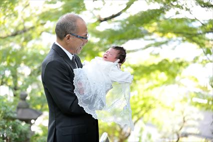 お宮参りの写真撮影